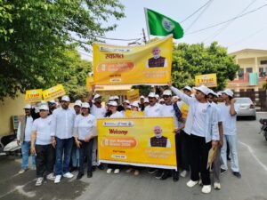 जन औषधि दिवस के उपलक्ष्य में जन औषधि परिवार ने किया पैदल जन जागरूकता अभियान